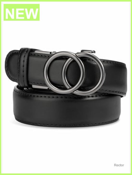 Leather Ratchet Belt - Customizable Fit, 1.18\